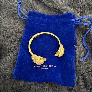 Kurt Geiger Gold Bracelet with Eye Motif